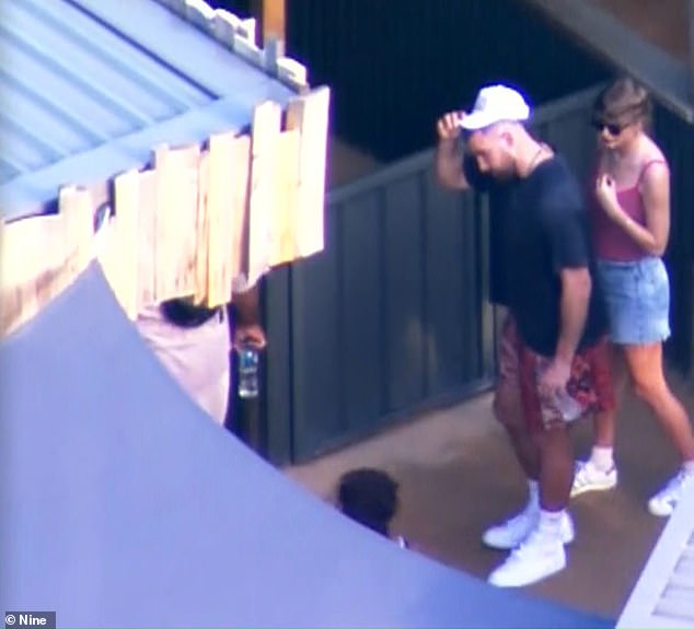 Taylor Swift's boyfriend Travis Kelce touched down in Sydney on Thursday morning and the Style singer wasted no time showing him around Harbor City. Both