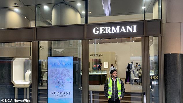 Police were called to Mr Germani's store on January 19 last year and found him and another member of staff tied by his hands and legs using cable ties.