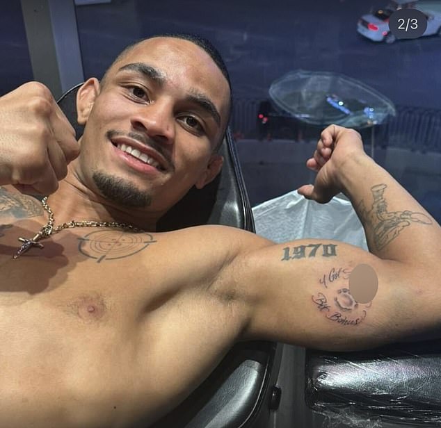 Lima got a strange tattoo of the bite marks left on his arm and a $50,000 bonus from Dana White