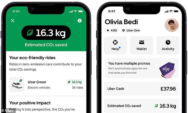 Uber users will now see two ratings in the app
