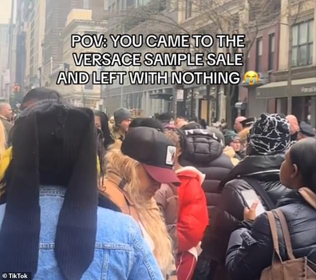 Versace sample sale in NYC is shut down as one