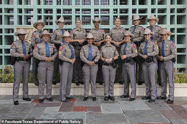 The Texas State Troopers' 'Texas Tan' T-shirts have claimed the prestigious number one spot in the ranking of sexiest state trooper uniforms.