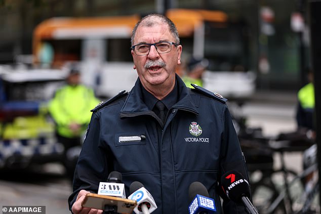 Deputy Road Policing Commissioner Glenn Weir (pictured) was caught doing 58km/h in a 50km/h zone in Parkville, in Melbourne's inner north, on February 29.