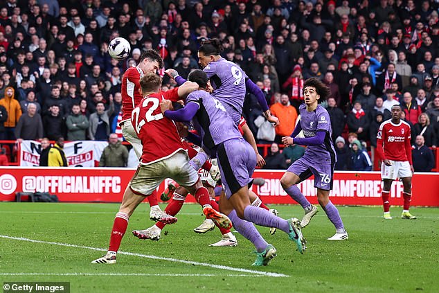 Darwin Núñez snatched victory for Liverpool late against Nottingham Forest on Saturday