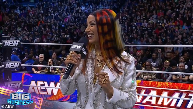 Former WWE star Sasha Banks made her AEW debut as Mercedes Moné on Wednesday night