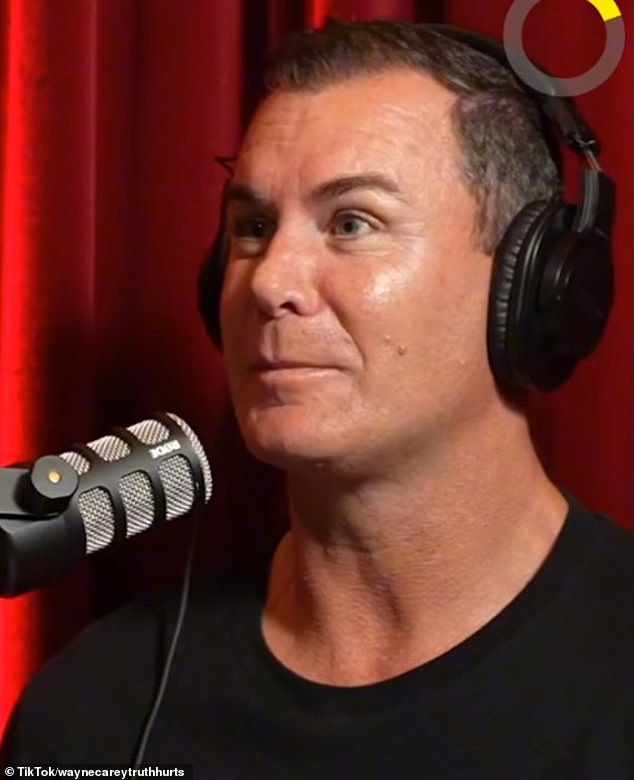 AFL great Wayne Carey (pictured) has threatened to never watch another football game if Essendon's Peter Wright is suspended on Tuesday.