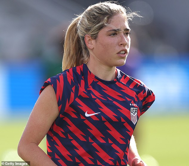 USWNT player Korbin Albert came under fire after sharing an anti-LGBTQ+ post on social media