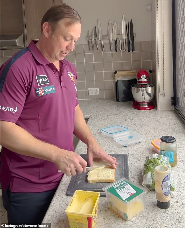 Labor Premier Stephen Miles has shown off his school cooking skills but failed to impress voters, according to the latest Newspoll