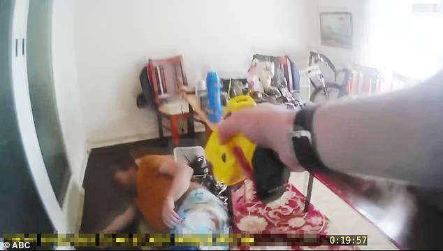A man has criticized South Australian police for their use of Tasers after he was shot by the weapon while on crutches and broke his hip after falling to the ground (pictured).