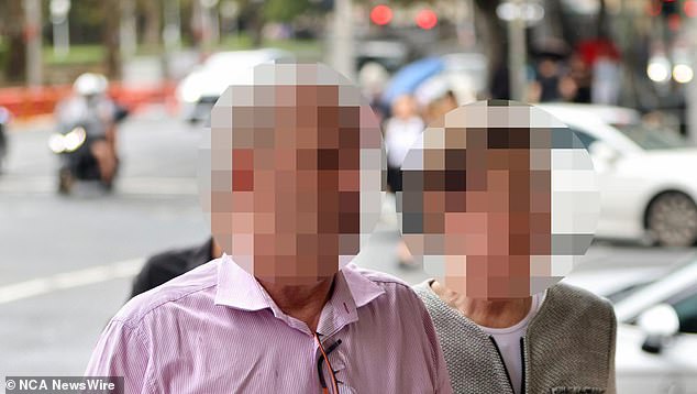 William's adoptive mother and adoptive father (pictured together) appeared at Sydney's Downing Center Local Court on Wednesday where they were sentenced for a series of offences.