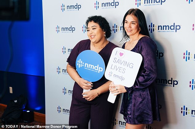 Johanna Mendoza (left) found out she had acute lymphoblastic leukemia (ALL) after she developed red spots on her hands while on vacation
