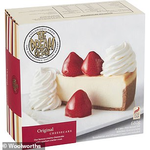 Woolworths now sells cheesecakes from the famous American restaurant chain The Cheesecake Factory