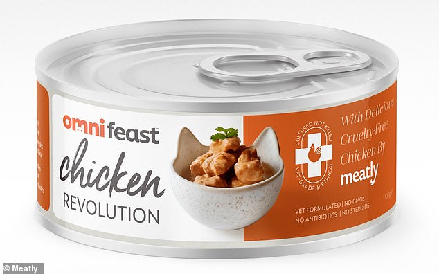 For lab-grown cat food, Meatly has partnered with pet food company Omni, which is venturing into the world of cultured meat for the first time.