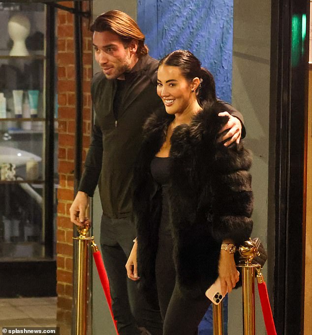 Yazmin Oukhellou and James Lock were seen looking hot and heavy on Thursday night, three years after breaking up amid their turbulent romance.