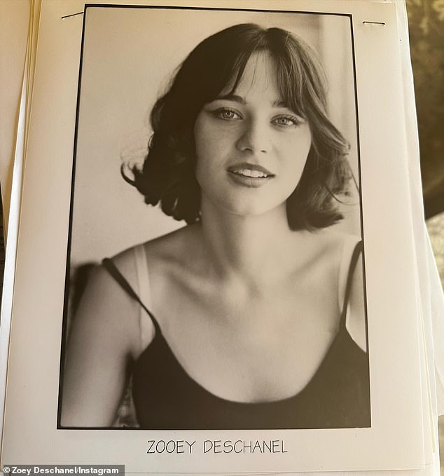Zooey Deschanel is making some memories, sharing her very first portraits and her audition from when she was just 16 years old.
