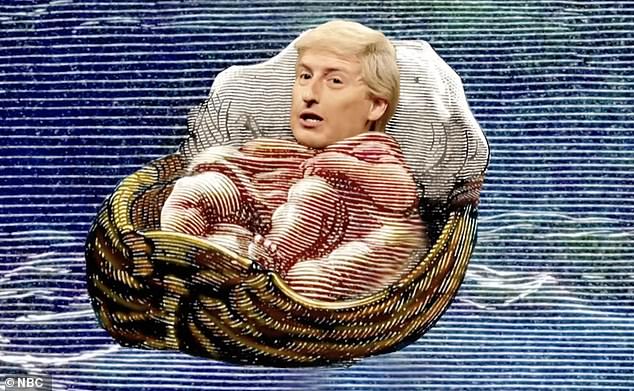 In the hilarious sketch, Johnson worked in a series of jokes ranging from Trump's presumably minimal knowledge of the contents of the Bible, to the former and possibly future president's insertion of himself into several iconic stories from the Holy Book.