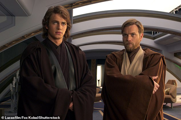 McGregor played Obi-Wan in George Lucas' three Star War prequel films that also featured Hayden Christiansen.