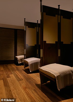 The spa has 40 treatment rooms.