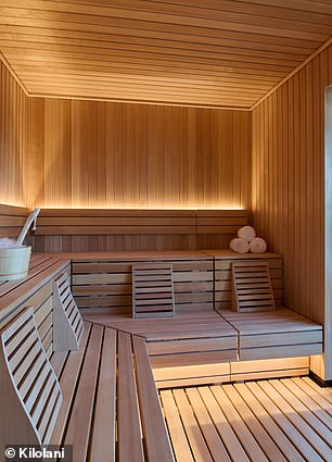 Using a sauna helps release toxins.