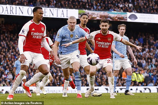 Arsenal were beaten 4-1 at the Etihad Stadium during last year's clash but were able to shut down City in a resolute display.