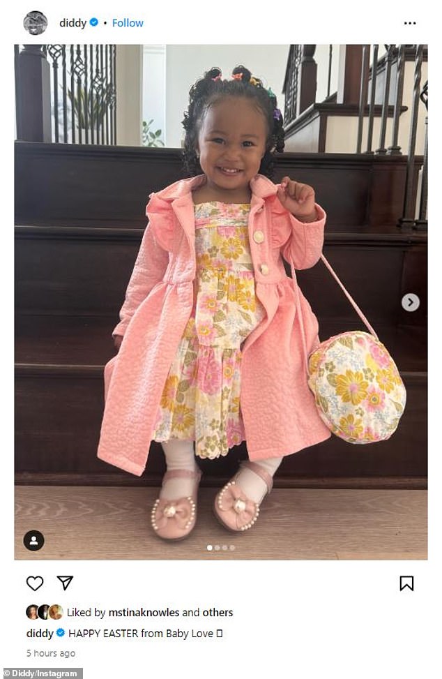 1711957776 862 Diddy returns to Instagram with snap of youngest child celebrating