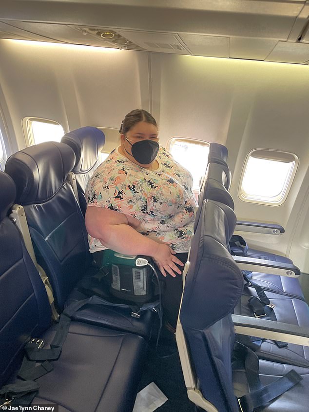 Jae'lynn Chaney, a plus-size travel influencer with around 135,000 followers on TikTok, has frequently advocated for free or larger seats on airplanes.