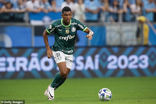 Liverpool are among the clubs following 18-year-old Palmeiras star Luis Guilherme