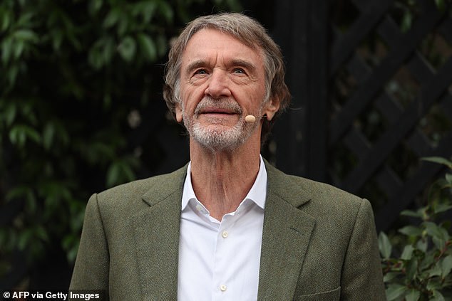 United's pursuit of Wilcox risks becoming their second bitter attempt to add to their recruitment team since the arrival of Sir Jim Ratcliffe (pictured) at the club.