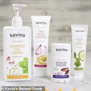 Kevin's Natural Foods announced similar April Fools' Day products that included lemongrass shampoo and Korean barbecue deodorant.