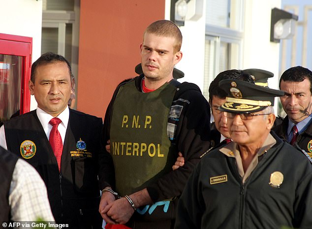 Murdaugh's lawyers claim the FBI agent who conducted the test unnerved the killer by asking strange questions and sharing that he had just examined Natalee Holloway's killer, Joran van der Sloot (pictured).