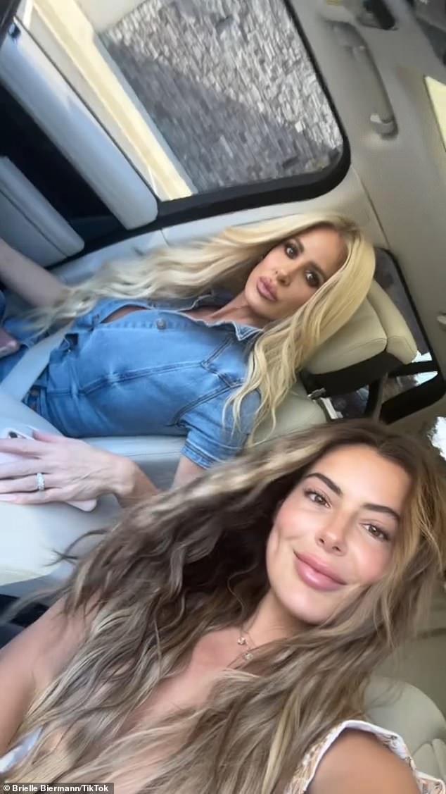 The 45-year-old reality star's post came five days after a judge granted Ally Bank the right to repossess her and her eldest daughter Brielle Karenna Biermann's 2019 Range Rover (right, pictured on Sept. 9). August), after they were unable to make more than $83,000 in payments.