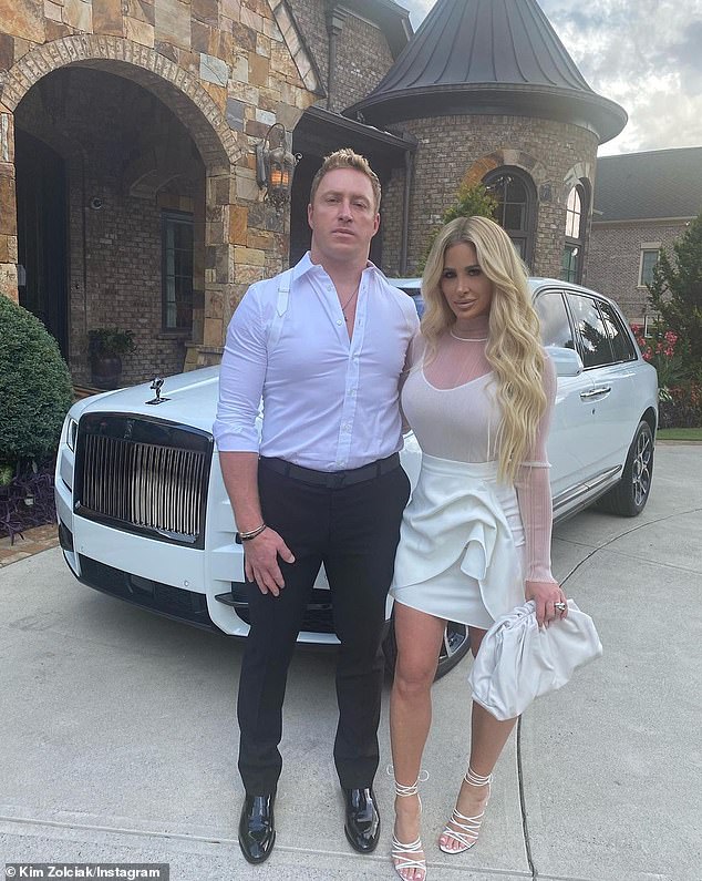 And last November, a judge granted BMW the right to repossess a 2020 Rolls Royce belonging to Zolciak's second husband, Kroy Biermann (L, pictured 2023), after failing to make payments of $190,000.