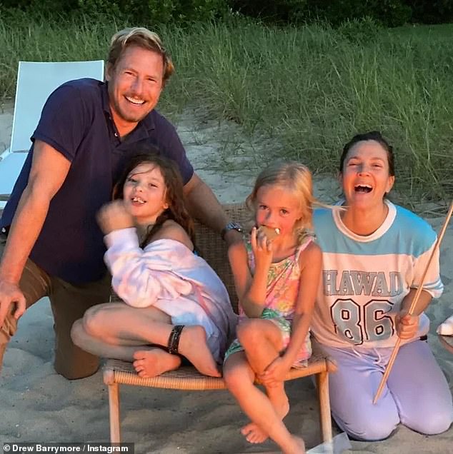 Drew shares daughters, Olive and Frankie, nine, with her ex-husband, Will Kopelman.