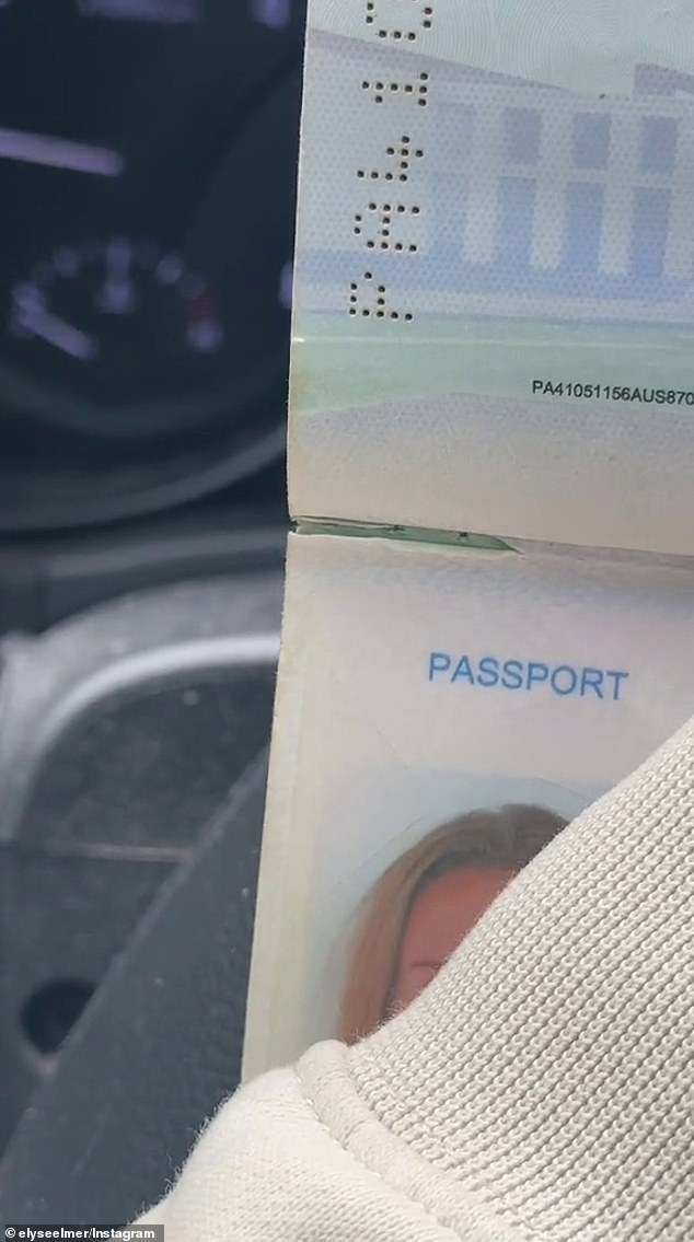His passport had a small tear on the spine of the 'photo page' (as shown in the image).