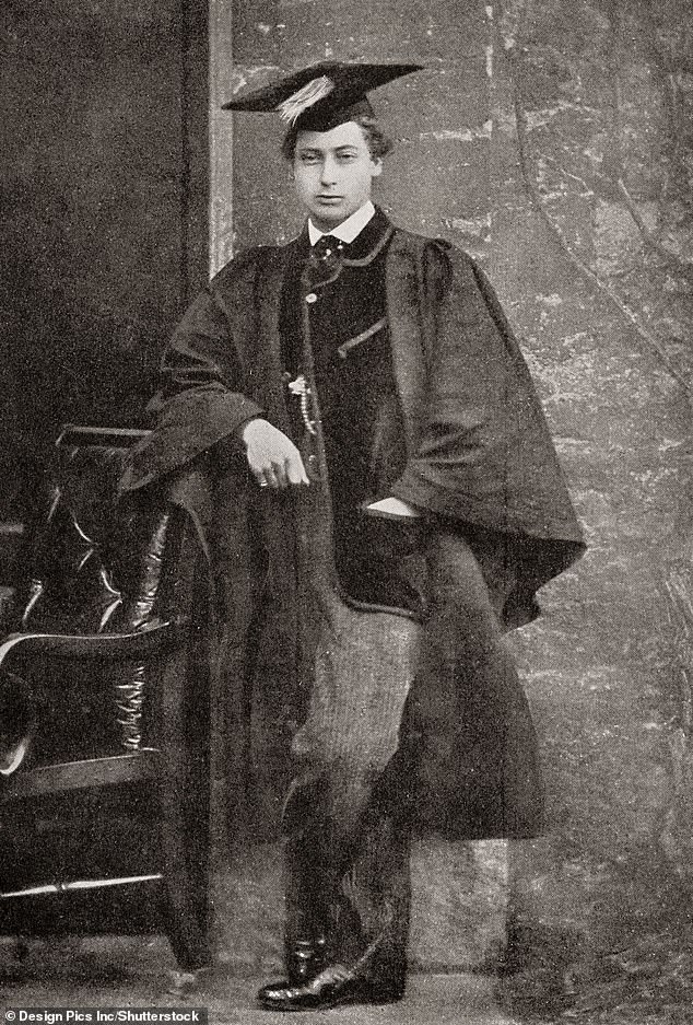 Albert Edward, Prince of Wales, 1841 - 1910, seen here as a student at Oxford