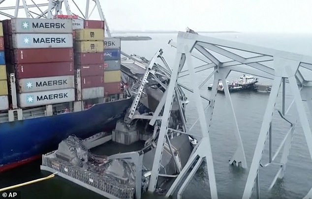 NTSB officials were seen climbing onto the wreckage of the ship last week.
