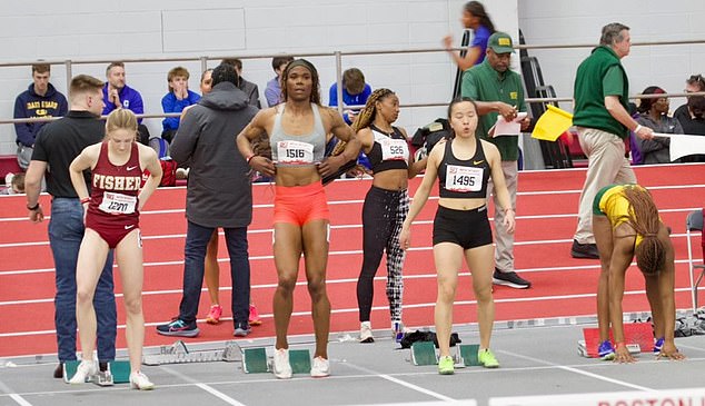 Images of trans athlete Cece Telfer participating in a women's event were published online