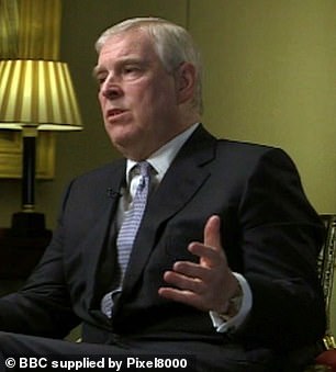 The Duke of York pictured