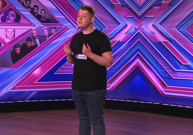 Michael previously appeared on All Together Now and BBC One's The X Factor in 2014 (pictured on The X Factor)