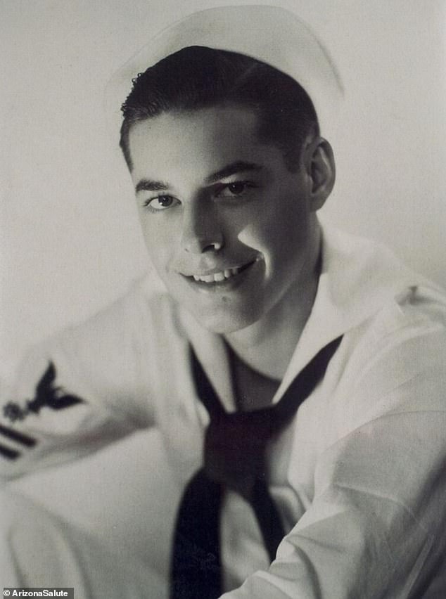 He was only 18 years old when he enlisted in the US Navy and was a quartermaster who was on the main deck of the Arizona when Japanese planes flew overhead on December 7, 1941.