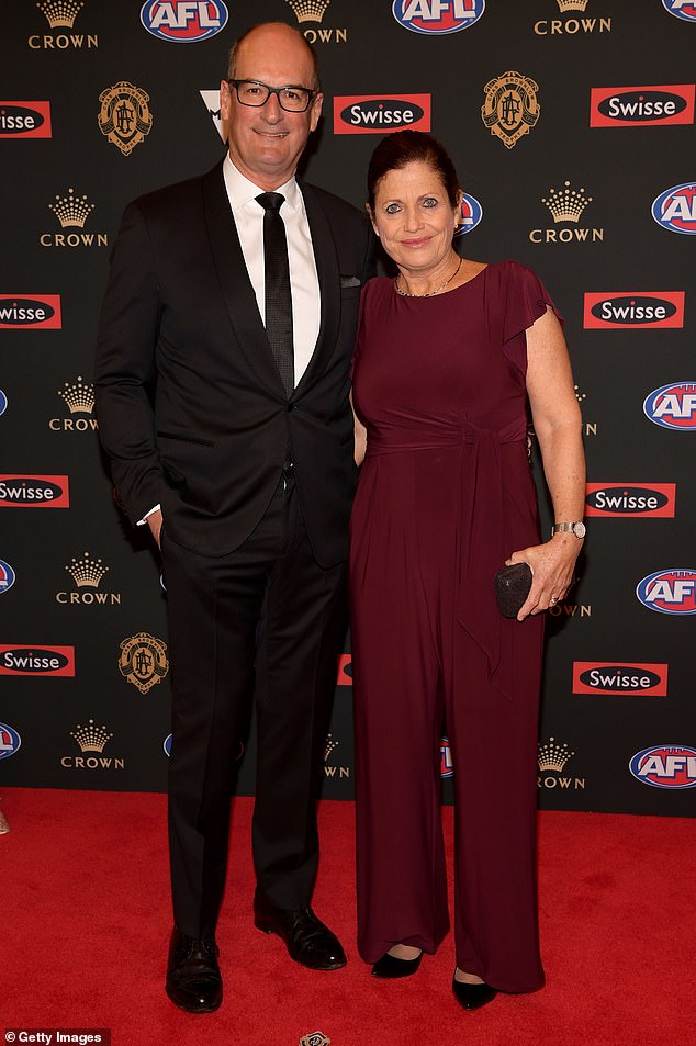 Compare the market's chief economic officer, David Koch, said potential borrowers were often under the misconception that the loan amount would only fall up to the credit card limit (pictured with his wife Libby).