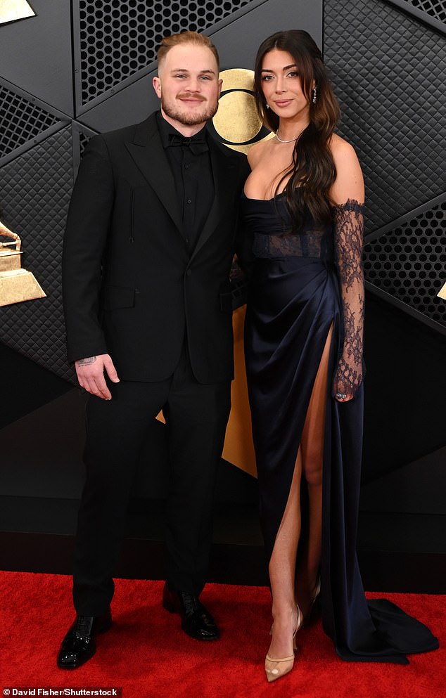Bryan and his girlfriend Brianna LaPaglia at the 66th Annual Grammy Awards in February 2024