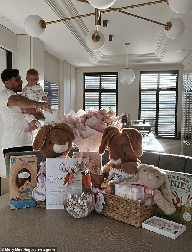 It comes after Molly-Mae and Tommy showered their daughter Bambi with a huge display of gifts for Easter Sunday.