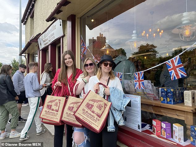 Pictured visiting the Mandeville (LR) bakery are Victoria Kamps, 24, from Germany, Nicole Kinowski, 24, from Chicago and Magda J, 21, from Poland.