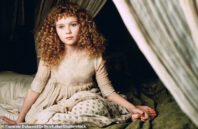 The actress, 41, began her career in show business when she was cast in Interview with the Vampire at the age of 11 (pictured)