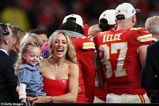 The couple welcomed their first son, three-year-old Sterling (pictured in 2024) in February 2021. They then welcomed their one-year-old son Patrick 'Bronze' Lavon Mahomes III in November 2022. .