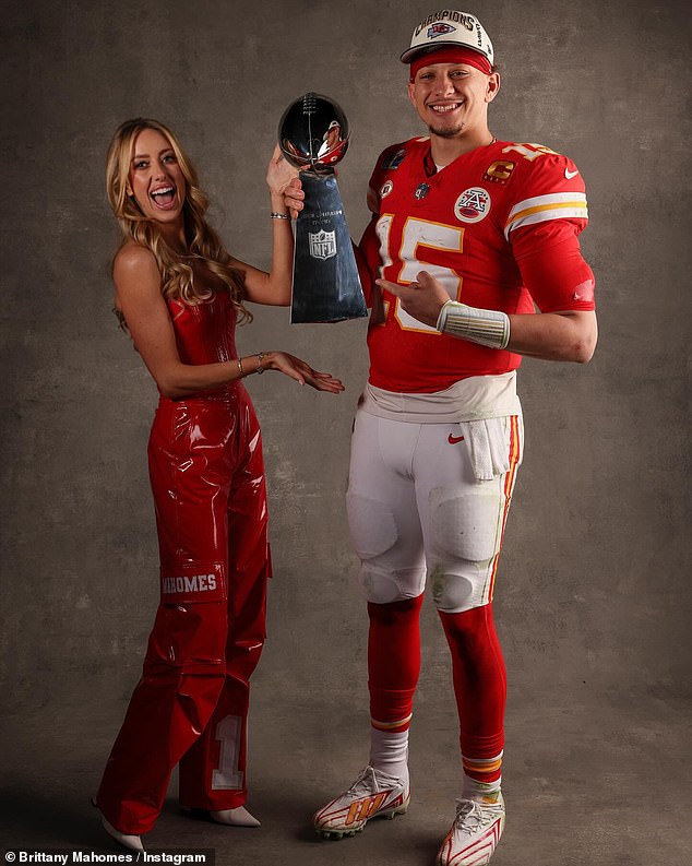 In February, he helped Patrick celebrate after he led the Kansas City Chiefs to a victory in Super Bowl LVIII at Allegiant Stadium.