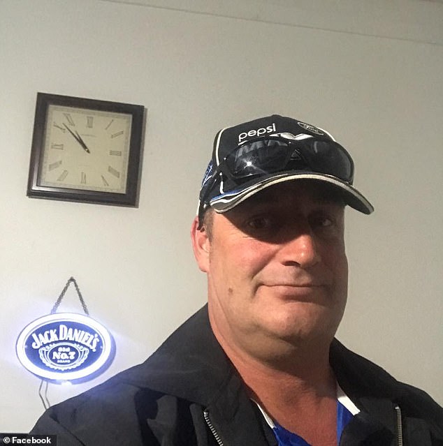 Shane Leistra, 51, (pictured) allegedly swerved into oncoming traffic and crashed into two cars.  Prosecutors told the court that he showed no remorse when he spoke to police at the scene of the accident.