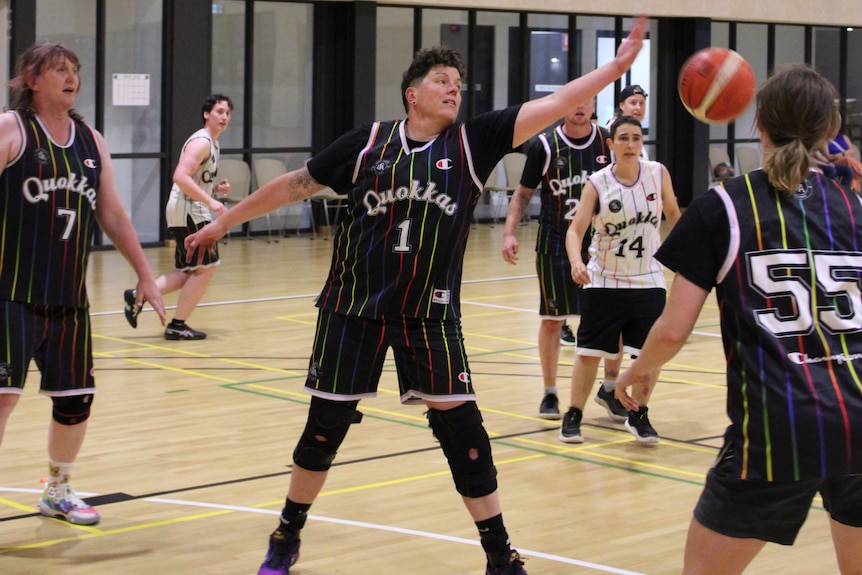 Queer Sporting Alliance President Stella Lesic defends basketball