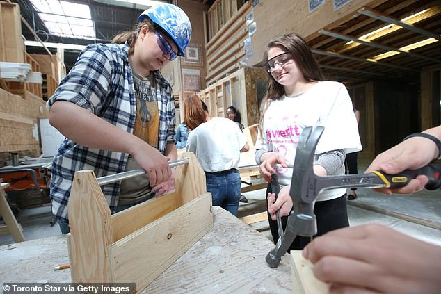 There was a 23 percent increase in students studying construction trades in 2023 compared to the previous year.